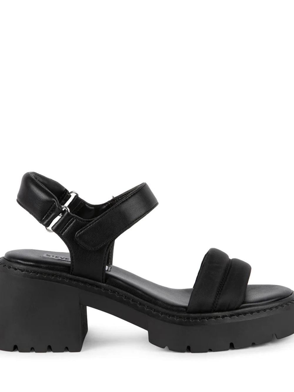 Steve Madden Tyde 1 Black Platform Sandals